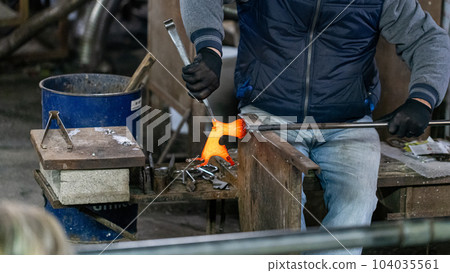Glassworks glass manufacturing concept Glassworks glass manufacturing concept 104035561