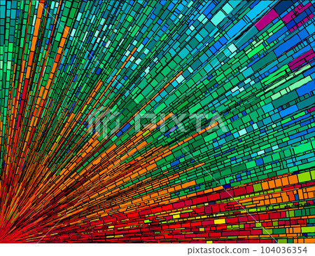 Mosaic rays background Mosaic rays background 104036354