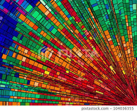Mosaic rays background Mosaic rays background 104036355