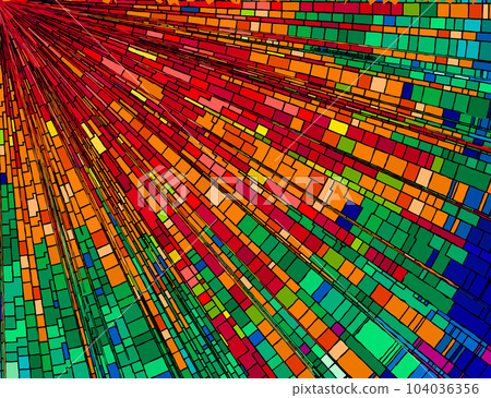 Mosaic rays background Mosaic rays background 104036356