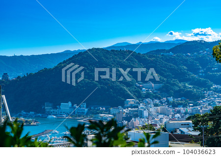 Atami City seen from the MOA Museum of Art Atami City, Shizuoka Prefecture 104036623