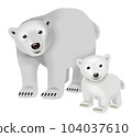 Polar bear illustration 104037610