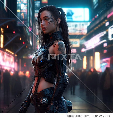 ToYa on X  Cyberpunk character, Female character design, Futuristic  character design