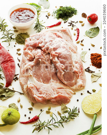 Fresh pork meat 104039660