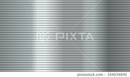 Seamless metal straight line background. Stainless steel texture black silver textured pattern background. Compressed spring banner 104039840