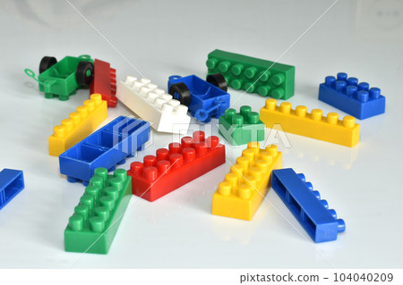 Details of the designer randomly lying on a white background. 104040209