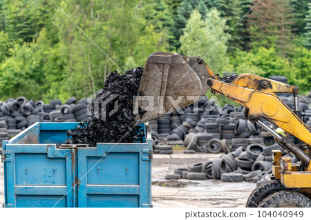 recycling and processing of old tires recycling and processing of old tires 104040949