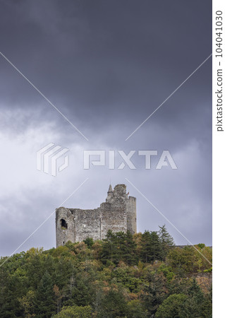 Chateau de Najac, Aveyron, Southern France 104041030