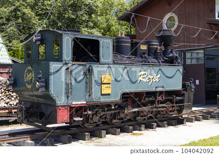 narrow gauge railway in Gemenc-Dunapart, Hungary narrow gauge railway in Gemenc-Dunapart, Hungary 104042092