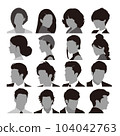 Many faces 104042763