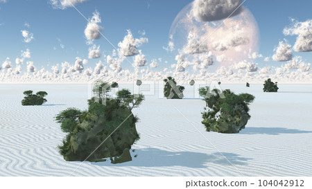 White Sands with Rock Islands White Sands with Rock Islands 104042912