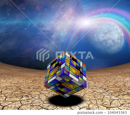 Art cube - Stock Illustration [104043363] - PIXTA