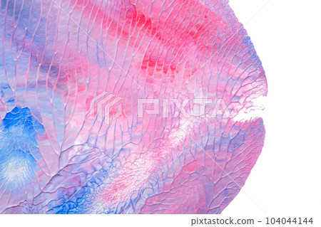 blue pink abstract acrylic painting color texture on white paper background by using rorschach inkblot method blue pink abstract acrylic painting color texture on white paper background by using rorschach inkblot method 104044144