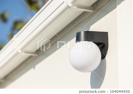 Outdoor lighting lamp downlight wall mount modern dome ball design for office building. 104044930