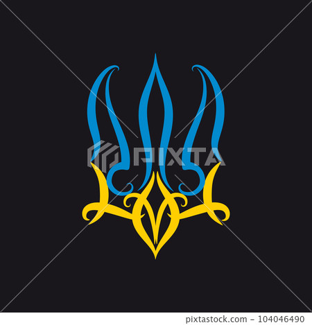 Stylized coat of arms of Ukraine Stylized coat of arms of Ukraine 104046490