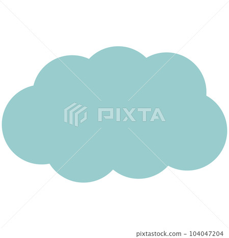 Simple and easy to use cloud speech bubble Simple and easy to use cloud speech bubble 104047204