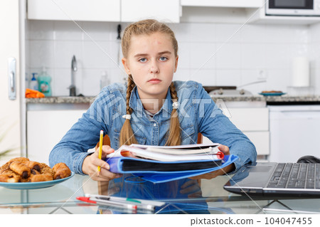 Tired of learning teenage schoolgirl Tired of learning teenage schoolgirl 104047455