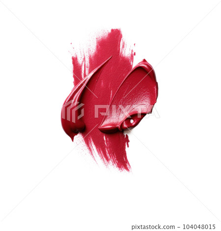 Lipstick smear isolated. Illustration AI Generative Lipstick smear isolated. Illustration AI Generative 104048015