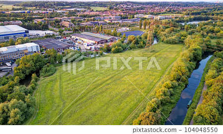 English landscape near Theale - West Berkshire UK English landscape near Theale - West Berkshire UK 104048550