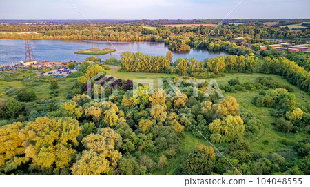 English landscape near Theale - West Berkshire UK English landscape near Theale - West Berkshire UK 104048555