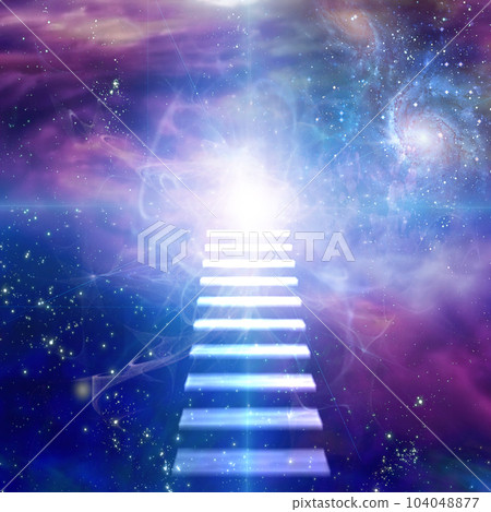 Steps up into space Steps up into space 104048877