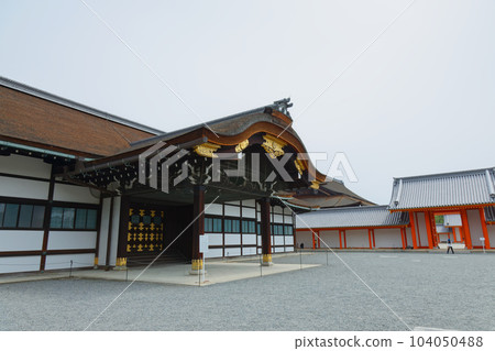 Kyoto Imperial Palace Shin-Mikurumayose Fresh green leaves Kyoto Imperial Palace Shin-Mikurumayose Fresh green leaves 104050488
