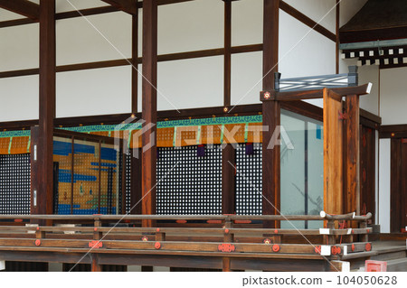 Kyoto Imperial Palace Seiryoden Fresh green leaves 104050628