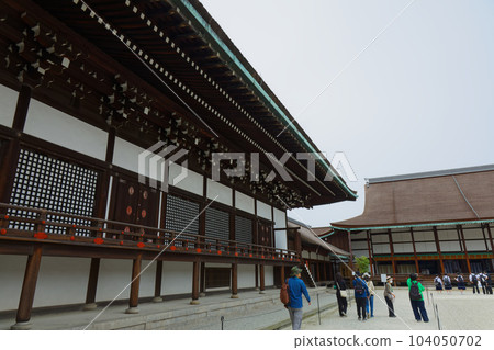京都御所Shishinden新鮮的綠葉 京都御所Shishinden新鮮的綠葉 104050702