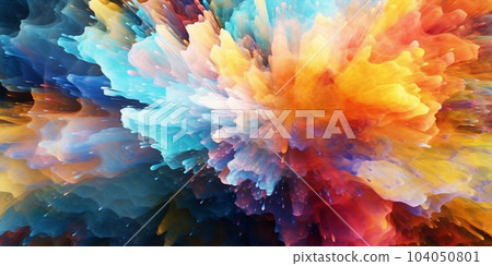 Color Splash series. Background design of fractal paint, creativity and art Color Splash series. Background design of fractal paint, creativity and art 104050801