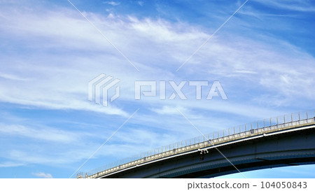Tomari Bridge and sky in Naha City, Okinawa Prefecture Tomari Bridge and sky in Naha City, Okinawa Prefecture 104050843