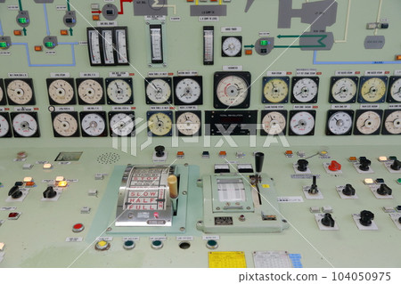 Operation panel of nuclear power plant Operation panel of nuclear power plant 104050975