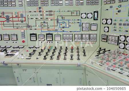 Operation panel of nuclear power plant Operation panel of nuclear power plant 104050985