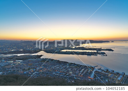[View from Yashima Observatory (night view)] Mt. Yashima, Yashima Higashimachi, Takamatsu City, Kagawa Prefecture 104052185
