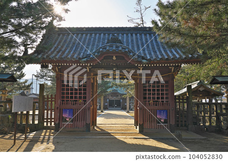 [Iwashimizu Shrine] Tsuda, Tsuda Town, Sanuki City, Kagawa Prefecture 104052830
