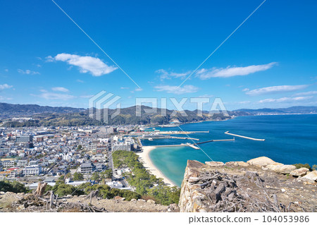[View from Sumoto Castle Ruins] Kojidani, Sumoto City, Hyogo Prefecture 104053986
