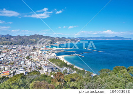 [View from Sumoto Castle Ruins] Kojidani, Sumoto City, Hyogo Prefecture 104053988