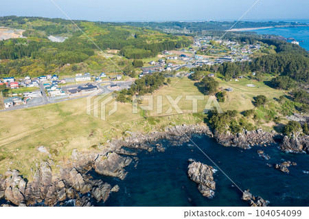 "Aomori Prefecture" Shooting the Tanesashi Coast from the sea side with a drone "Aomori Prefecture" Shooting the Tanesashi Coast from the sea side with a drone 104054099