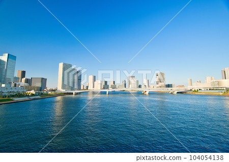 Scenery of LaLaport Toyosu high-rise condominium seen from Toyosu Ohashi 104054138