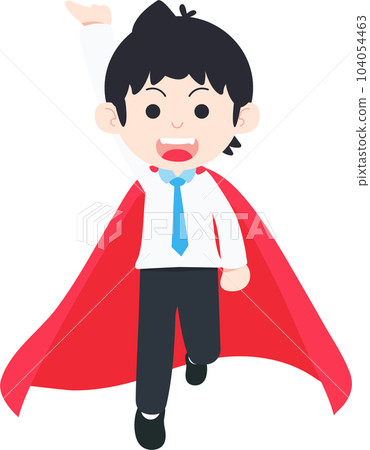 SD Business Man Isolated icons People Cartoon Character Flat illustration Png #50 104054463