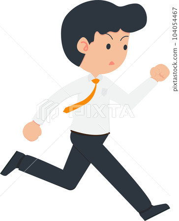 SD Business Man Isolated icons People Cartoon Character Flat illustration Png #54 104054467