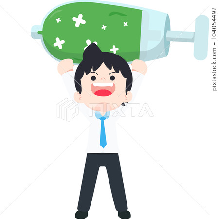 SD Business Man Isolated icons People Cartoon Character Flat illustration Png #76 104054492