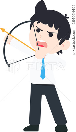 SD Business Man Isolated icons People Cartoon Character Flat illustration Png #77 104054493