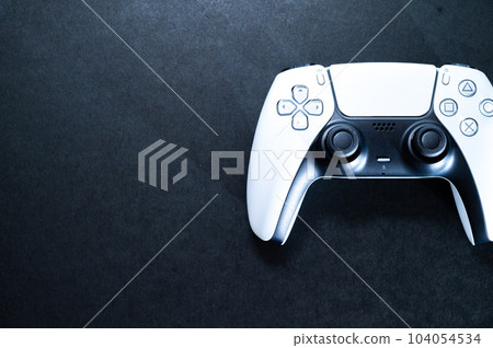 Game controller _ black background Game controller _ black background 104054534