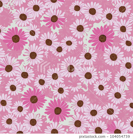 seamless pattern with abstract blossom tree with delicate pink flowers and buds, watercolor illustration seamless pattern with abstract blossom tree with delicate pink flowers and buds, watercolor illustration 104054739