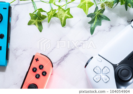 Game controller_white background Game controller_white background 104054904