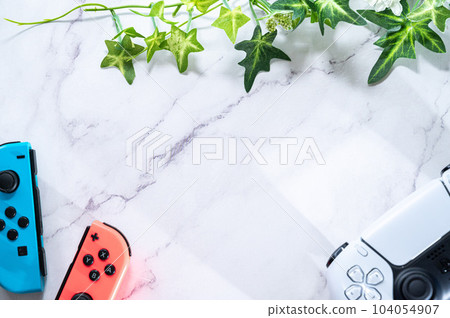 Game controller_white background Game controller_white background 104054907
