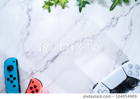 Game controller_white background Game controller_white background 104054909