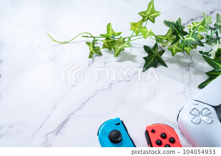 Game controller_white background Game controller_white background 104054933