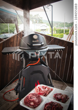 A luxurious holiday where you can enjoy barbecue outdoors in the refreshing season 104055869