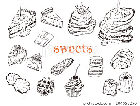 西方糖果各種手繪集 1 104056250